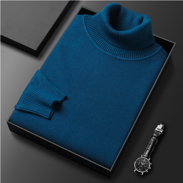 Elarova | HerrenRollkragenpullover aus Feinstrick