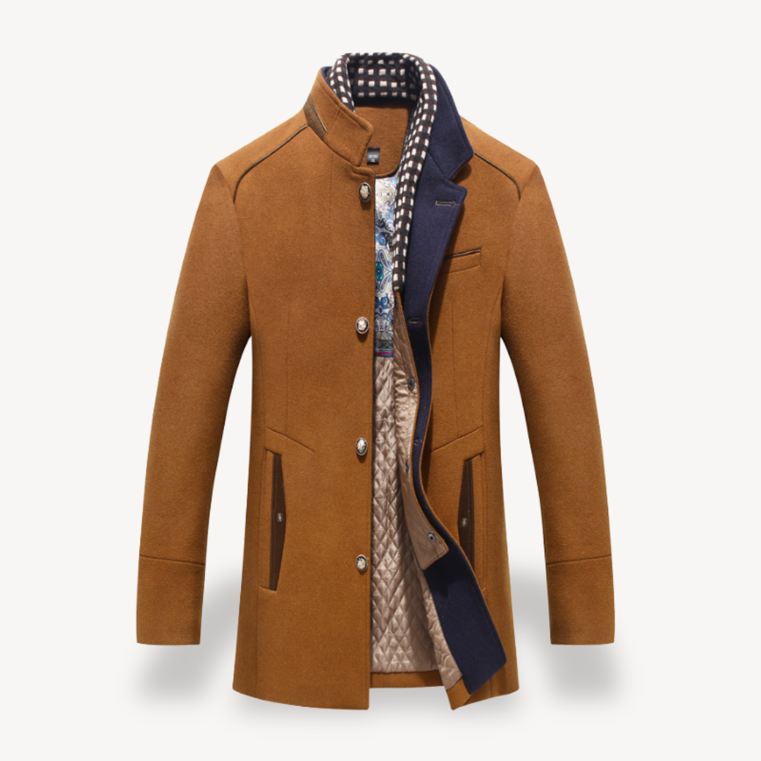Elarova | Herrenjacke aus Wolle und Kaschmir