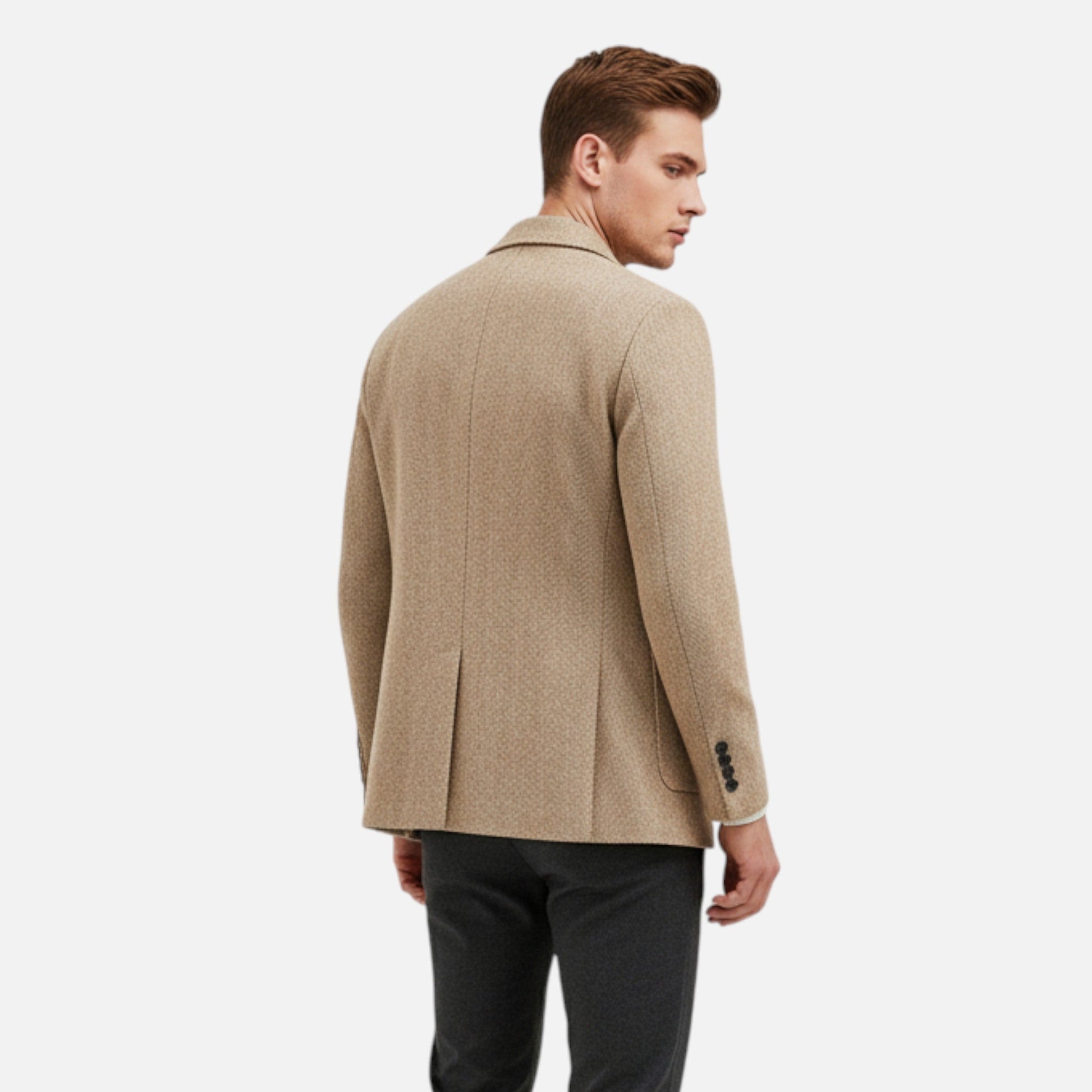 Elarova | Herrenjacke aus Wollmischung – Eleganz mit Business-Revers