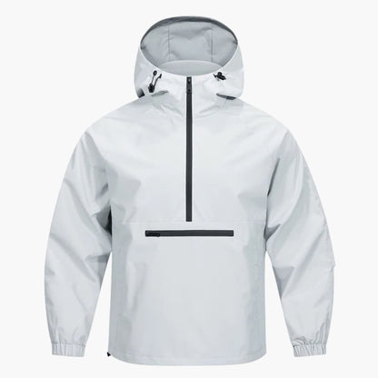 Elarova | Herrenjacke mit Kapuze Frontreißverschluss und langen Ärmeln