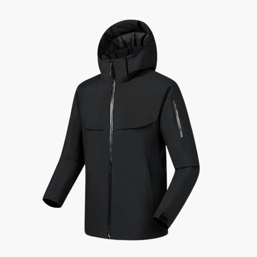 Elarova | Herrenjacke mit Kapuze Seitentaschen