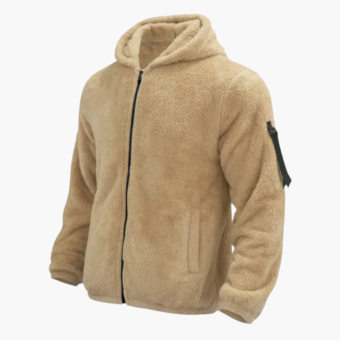 Elarova | Herrenjacke mit Kapuze und Reißverschluss