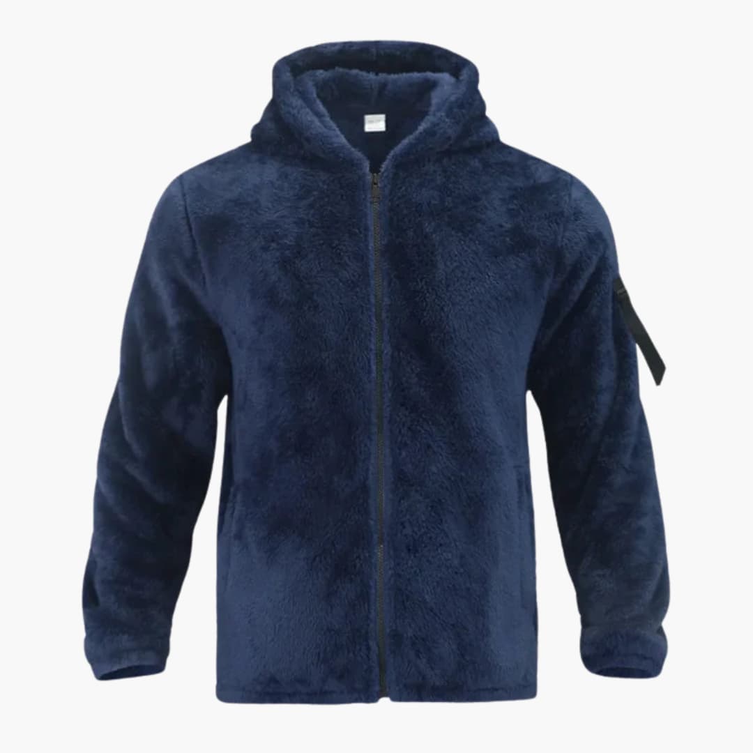 Elarova | Herrenjacke mit Kapuze und Reißverschluss