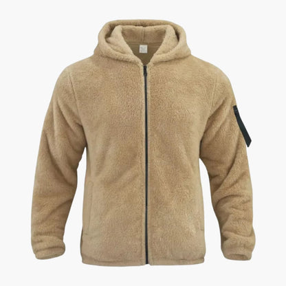 Elarova | Herrenjacke mit Kapuze und Reißverschluss