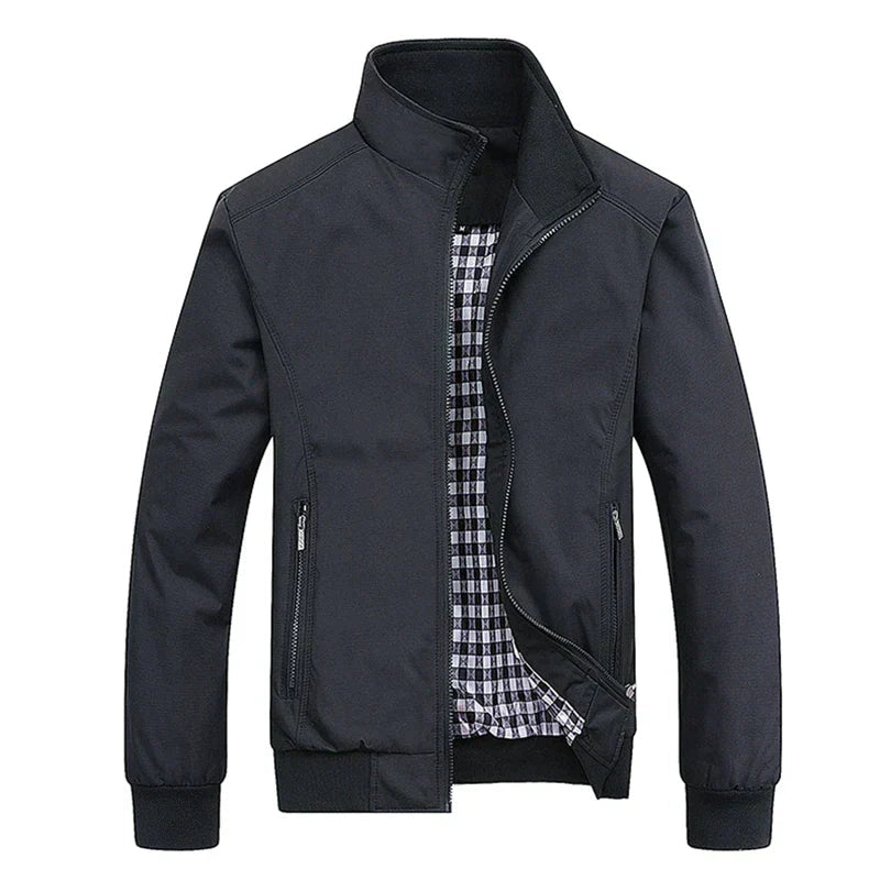 Elarova | Herrenjacke mit Reißverschlussdetail