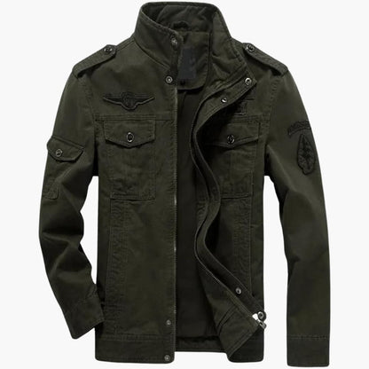 Elarova | Herrenjacke mit Stehkragen und mehreren Taschen