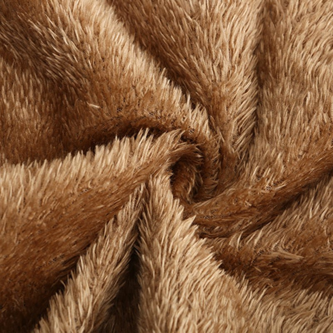 Elarova | Herrenjacke mit kariertem Fleecefutter