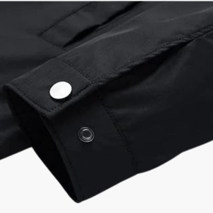 Elarova | Herrenjacke mit vollständigem Reißverschluss und Stehkragen