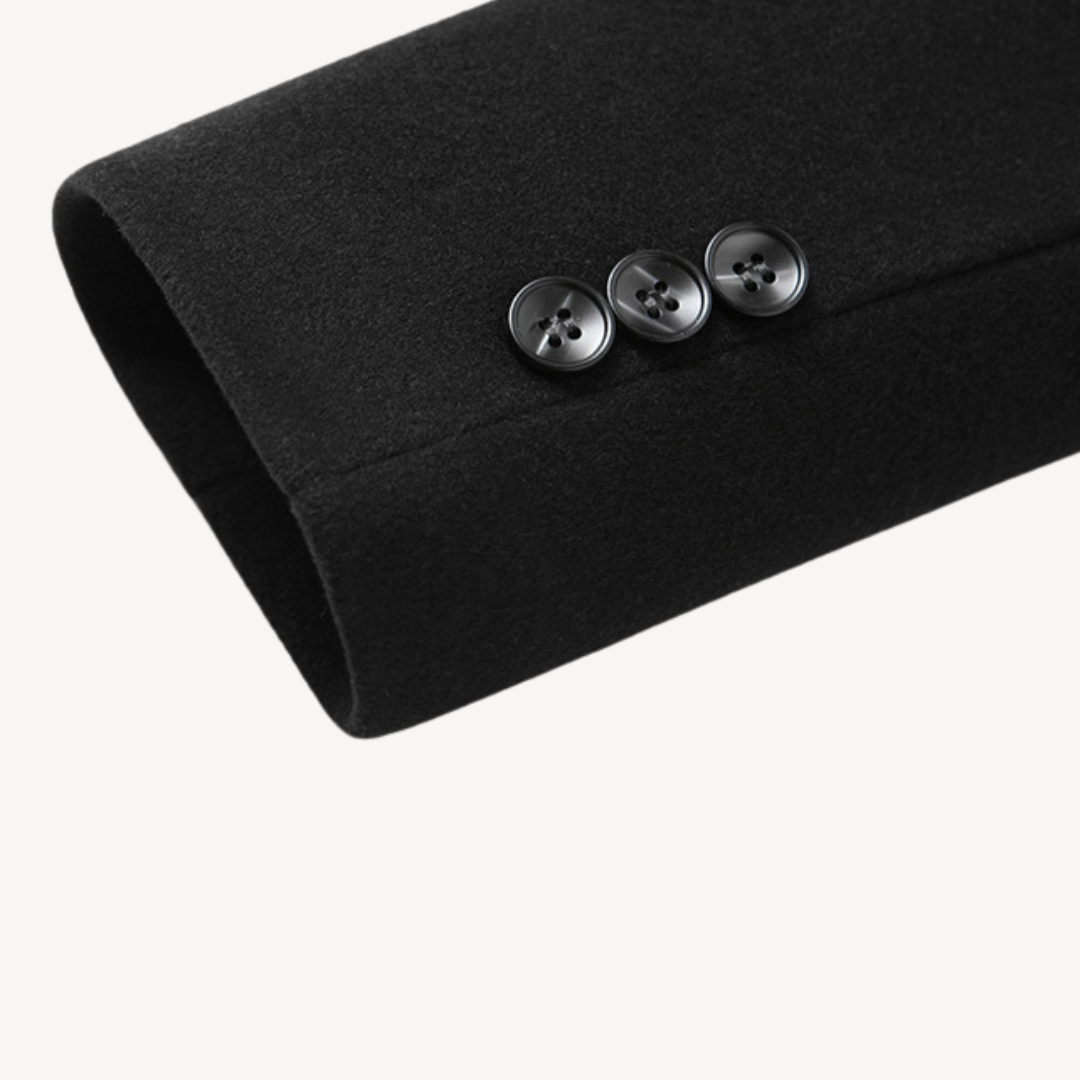 Elarova | Herrenmantel - Wintermantel aus Wollmischung