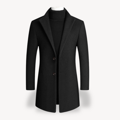 Elarova | Herrenmantel aus Wollmischung