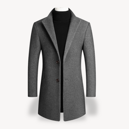 Elarova | Herrenmantel aus Wollmischung