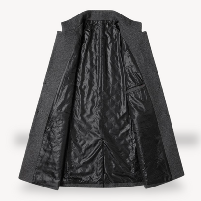 Elarova | Herrenmantel aus Wollmischung