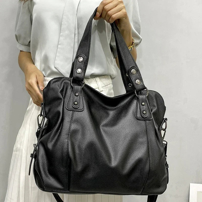 Elarova | HoboSchultertasche aus Leder für Damen