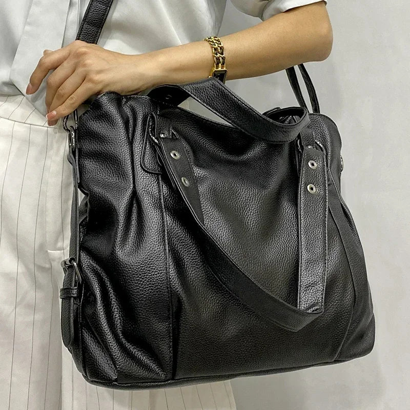 Elarova | HoboSchultertasche aus Leder für Damen