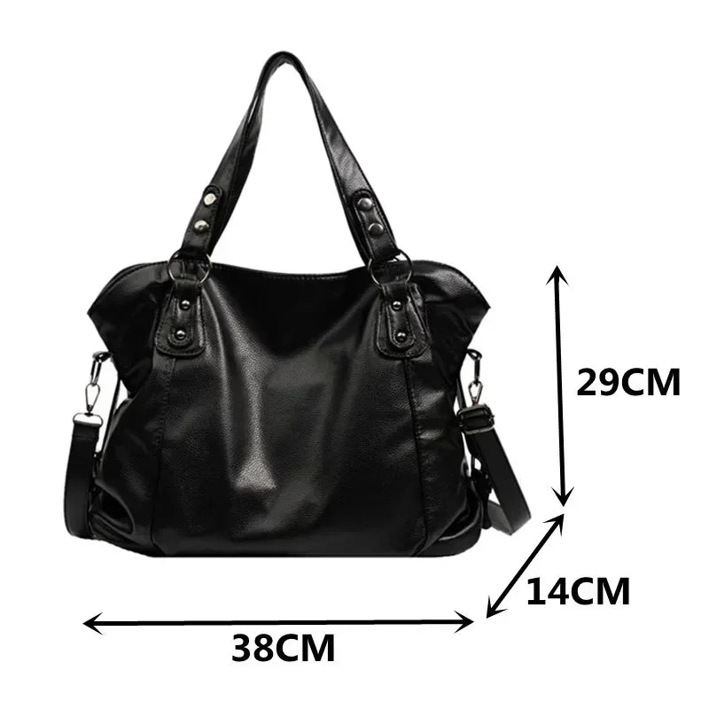 Elarova | HoboSchultertasche aus Leder für Damen