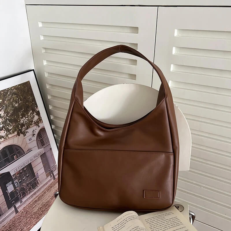 Elarova | HoboUmhängetasche aus Kunstleder Kuriertasche
