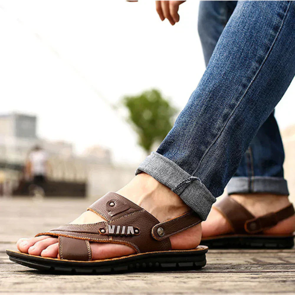 Elarova | Hochwertige Orthopädische Sandalen für Männer
