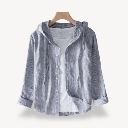 Elarova | Hoodie-Bluse mit Kapuze für Damen