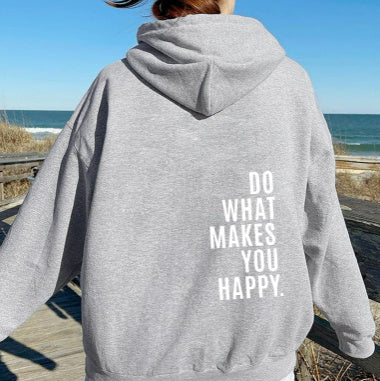 Elarova | Hoodie Damen - motivierender Druck lässiger Pullover