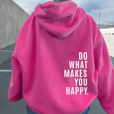 Elarova | Hoodie Damen - motivierender Druck lässiger Pullover