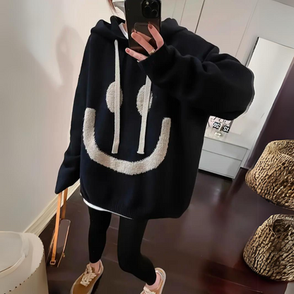 Elarova | Hoodie Mit Smiley-Print Für Frauen