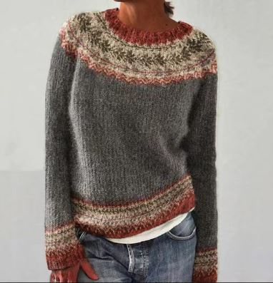 Elarova | Hyggelig Vintage Winterpullover