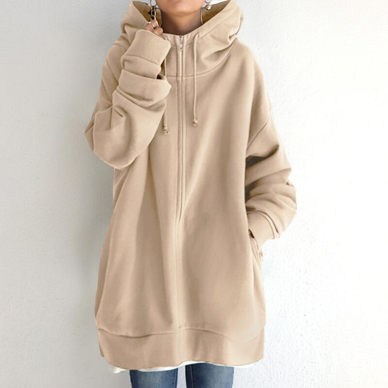 Elarova | Hyggelig Winter Pullover Kapuzenpullover In Übergröße