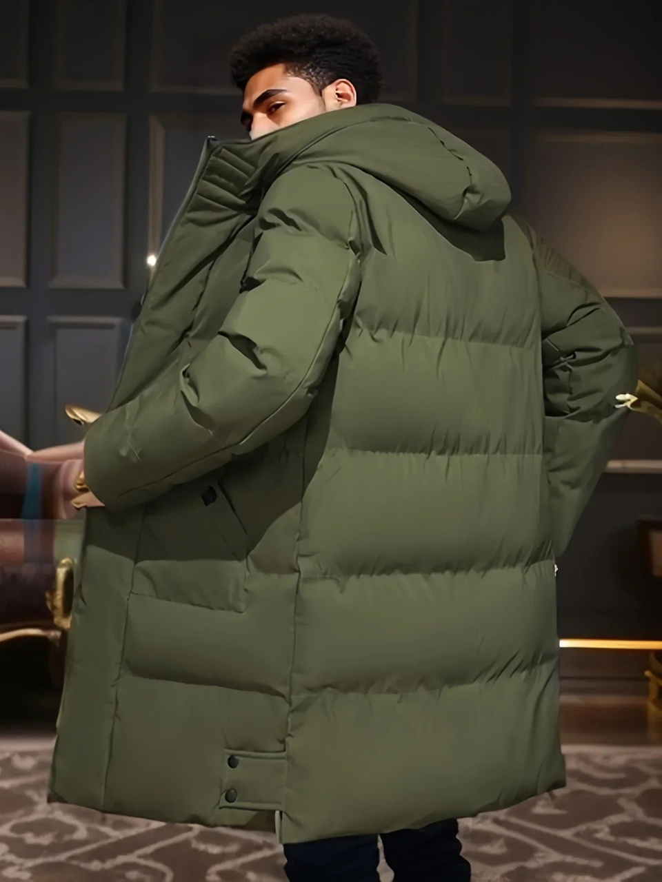 Elarova | Jacke für Herren mit Kapuze für den Winterlook