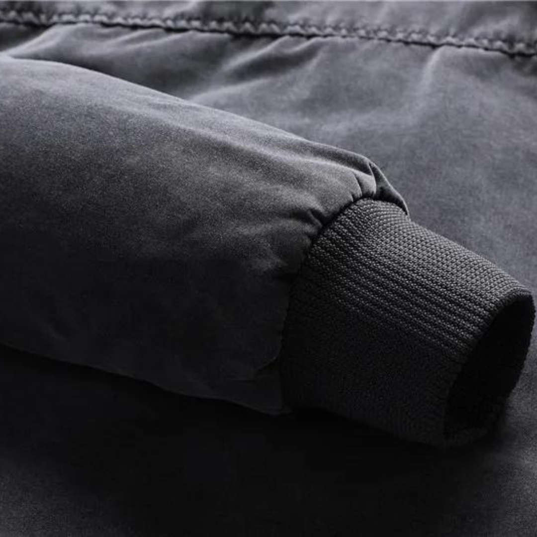 Elarova | Jacke – leichtes Mischgewebe, schmale Passform und durchgehender Reißverschluss