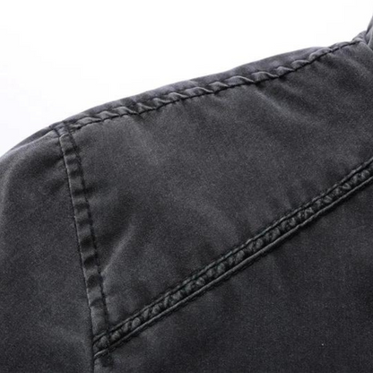 Elarova | Jacke – leichtes Mischgewebe, schmale Passform und durchgehender Reißverschluss