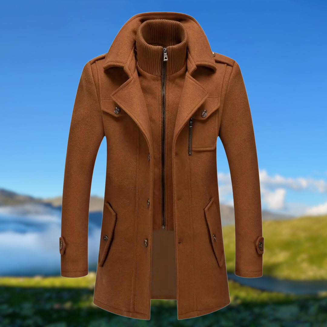 Elarova | Jacke mit doppeltem Kragen