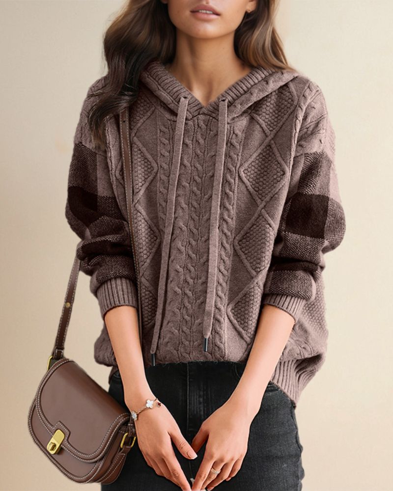 Elarova | Jacquard Hoodie