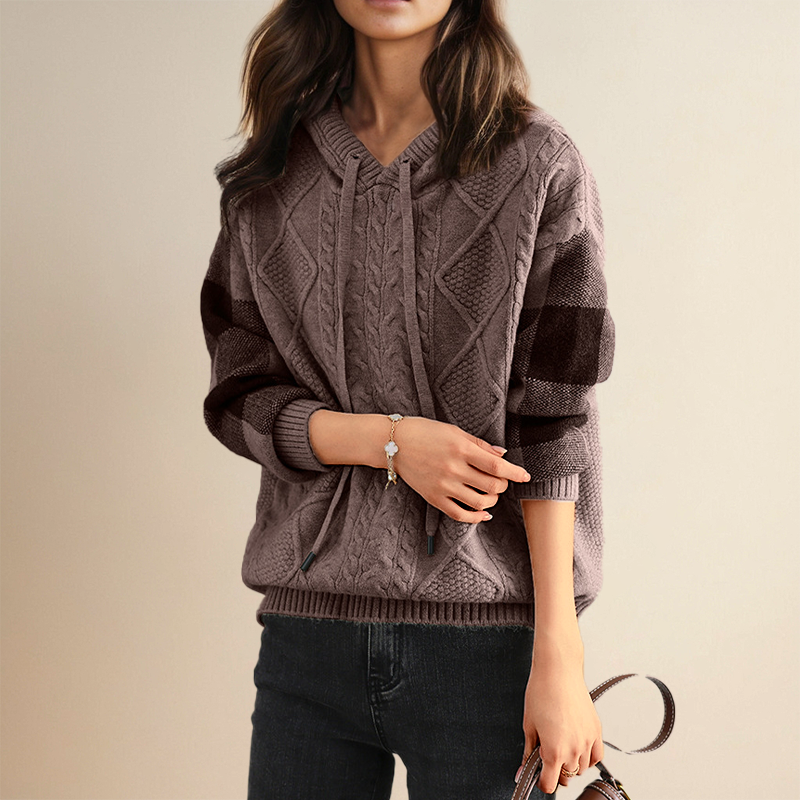 Elarova | Jacquard Hoodie