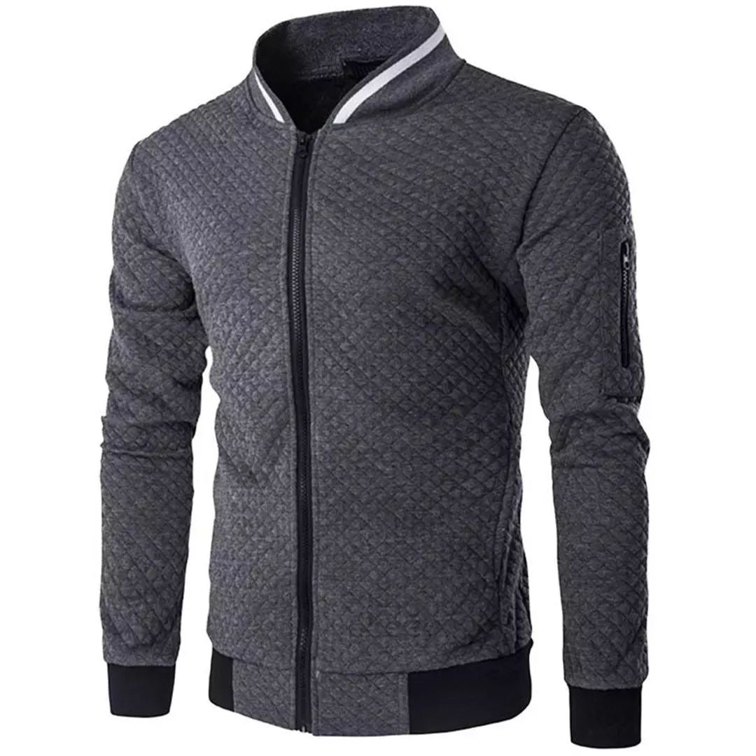 Elarova | Jacquard Zip-Bomberjacke
