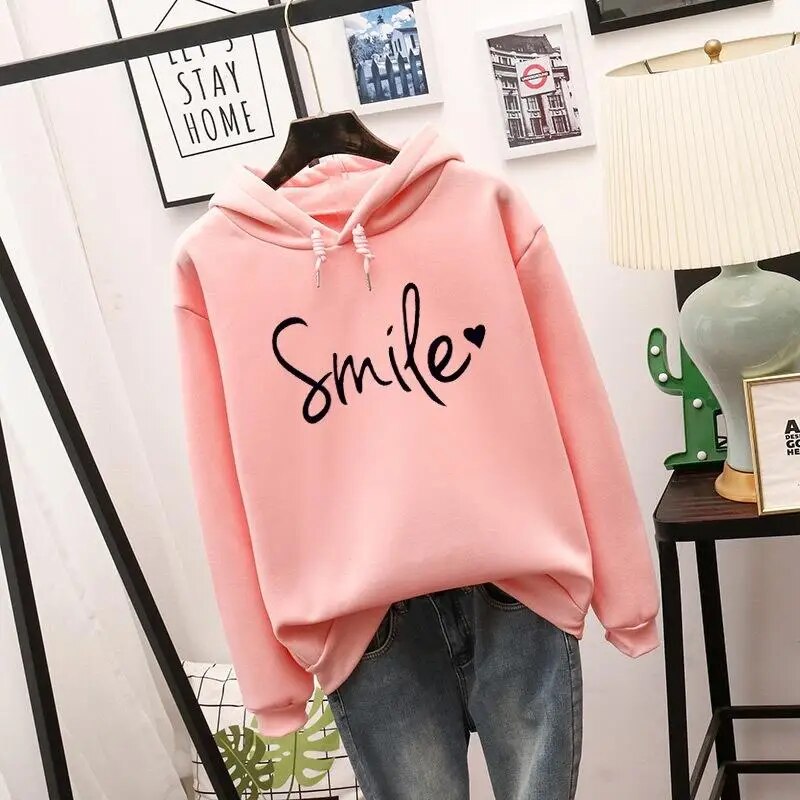 Elarova | Janet Smile-Love Kapuzenpullover
