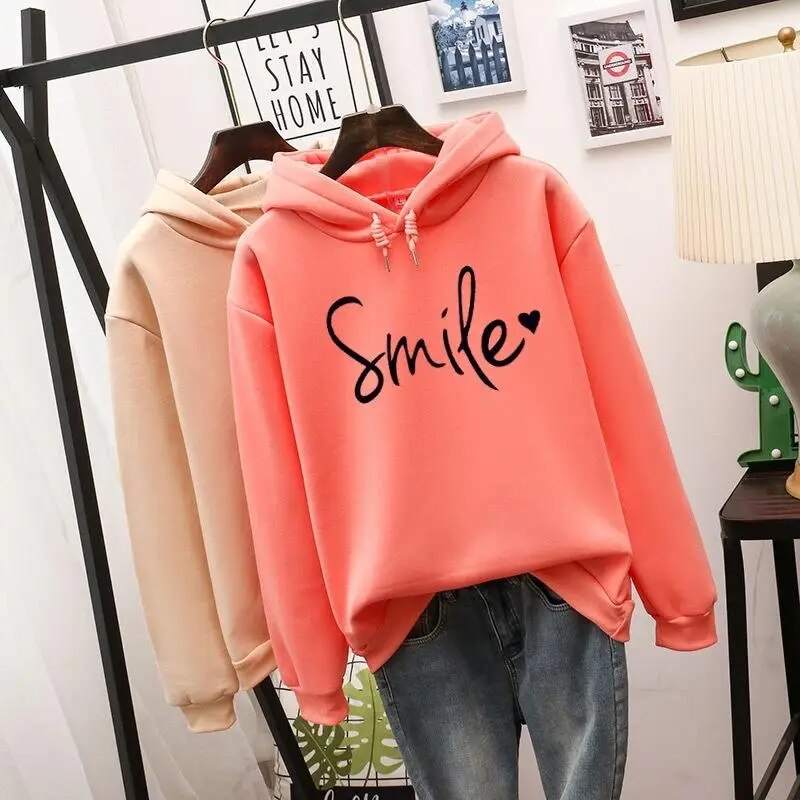 Elarova | Janet Smile-Love Kapuzenpullover