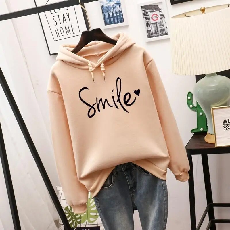 Elarova | Janet Smile-Love Kapuzenpullover