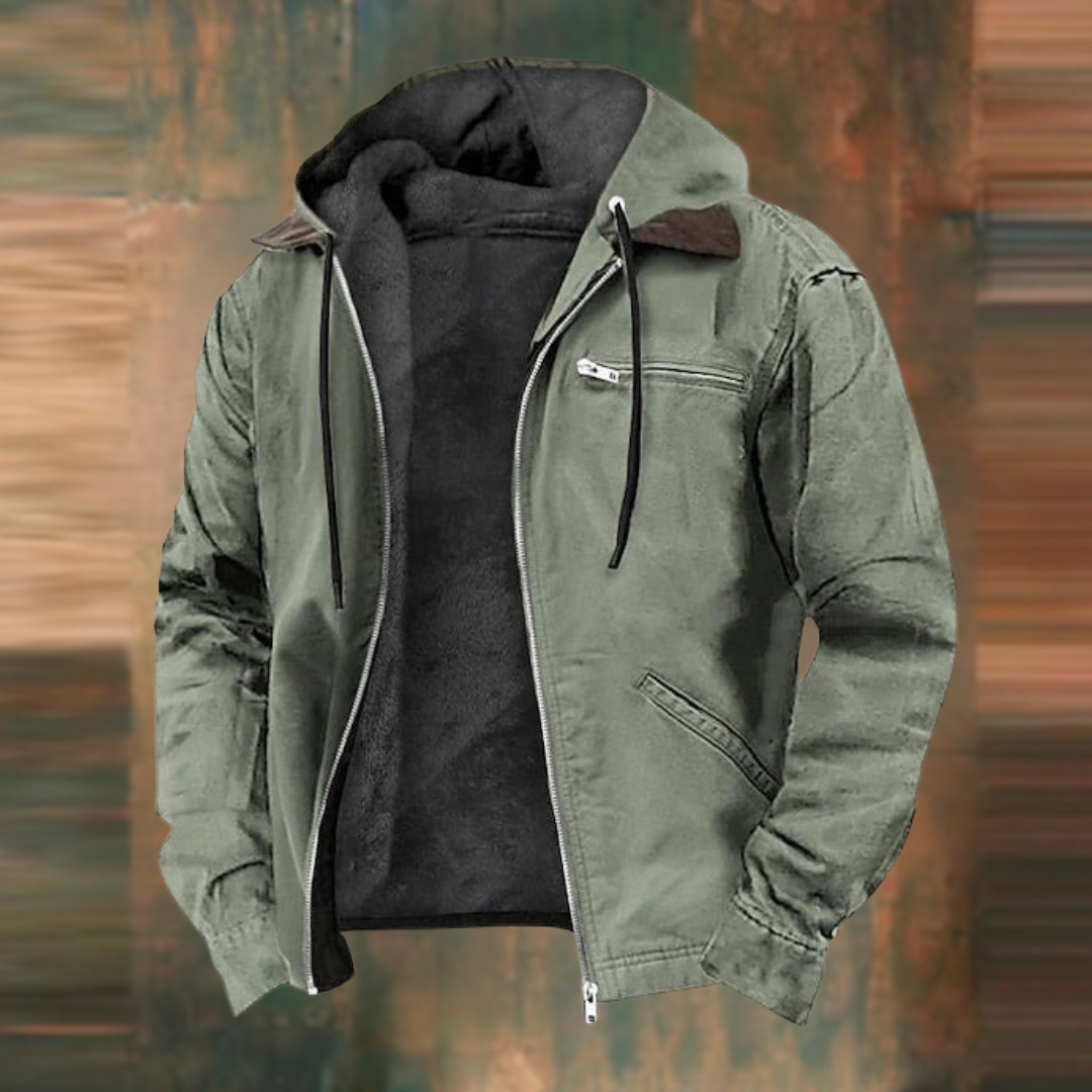 Elarova | Kapuzenjacke mit mehreren Taschen für Herren