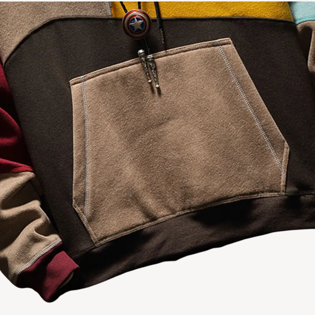 Elarova | Kapuzenpullover mit Farbblockdesign