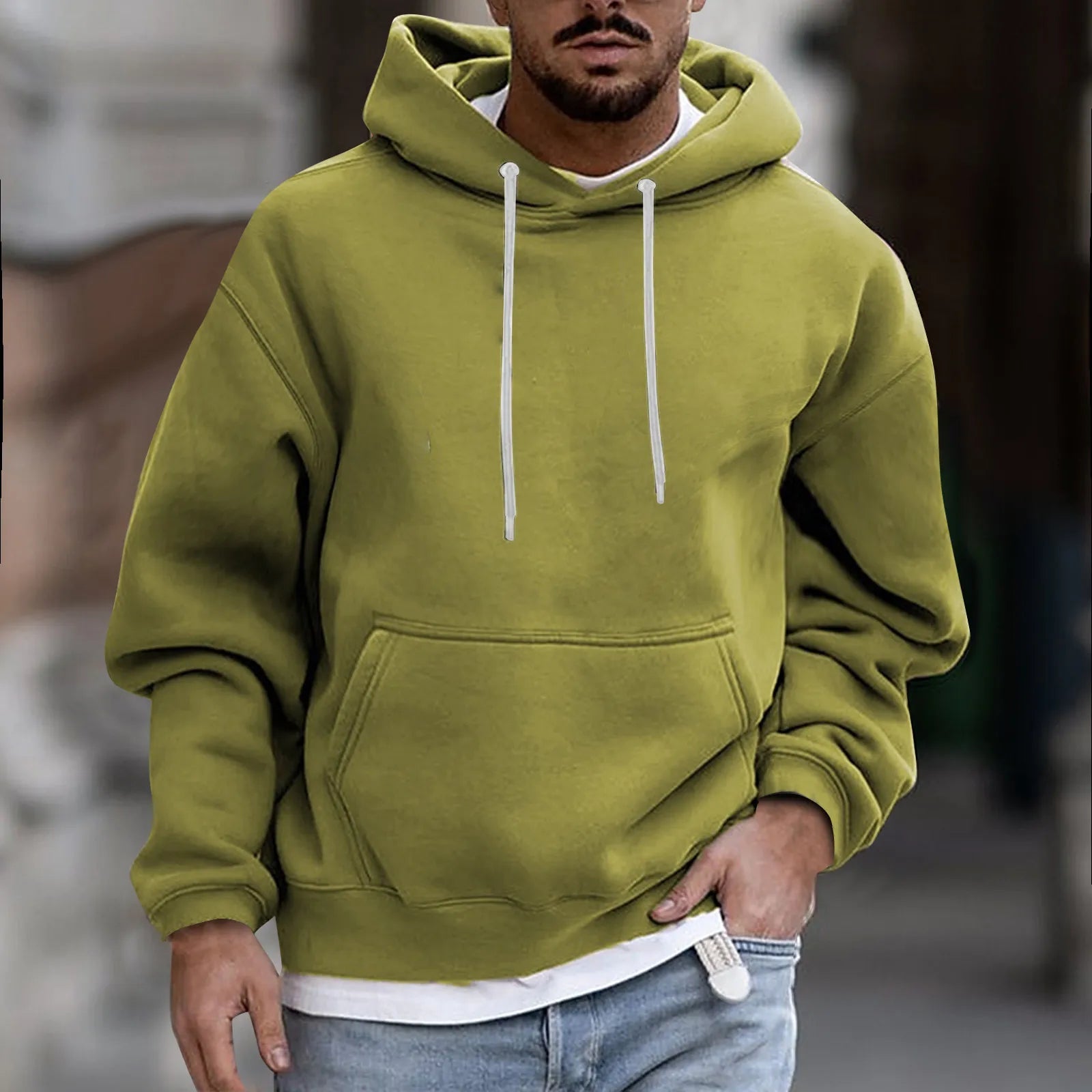 Elarova | Kapuzenpullover mit Kordelzug für Herren