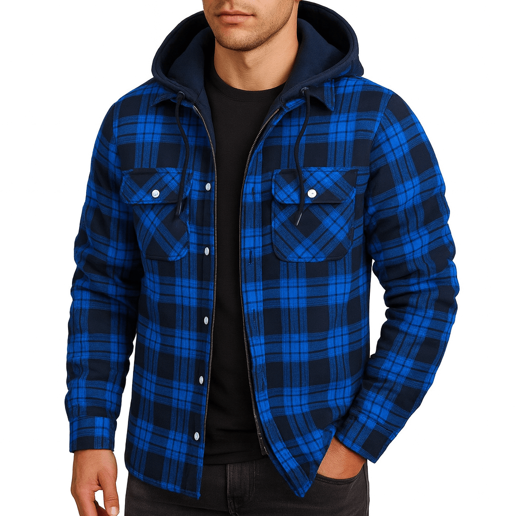 Elarova | Karierte Bomberjacke