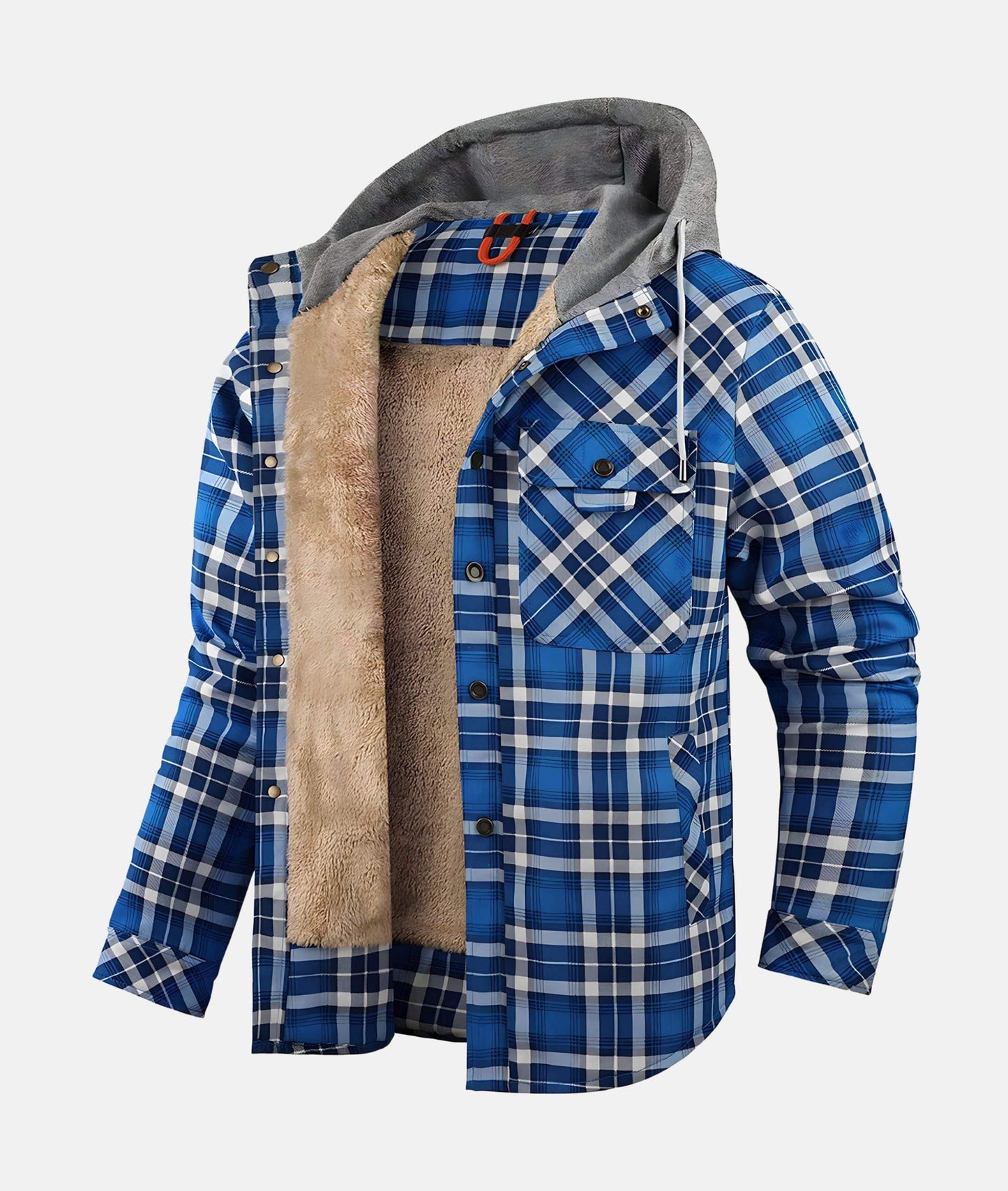 Elarova | Karierte Flanelljacke für Herren