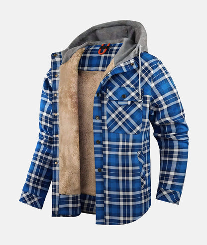 Elarova | Karierte Flanelljacke für Herren