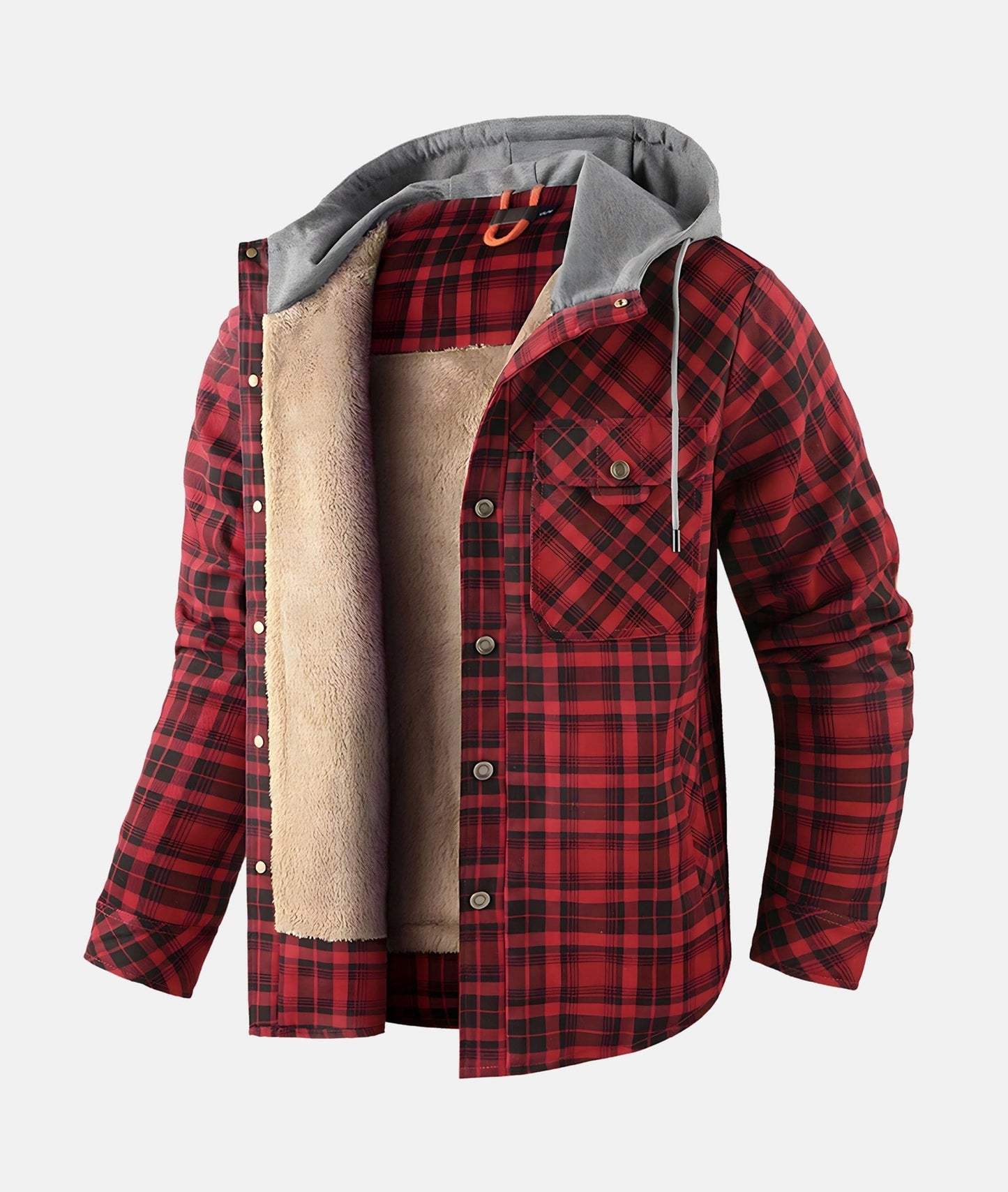 Elarova | Karierte Flanelljacke für Herren