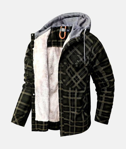 Elarova | Karierte Flanelljacke für Herren
