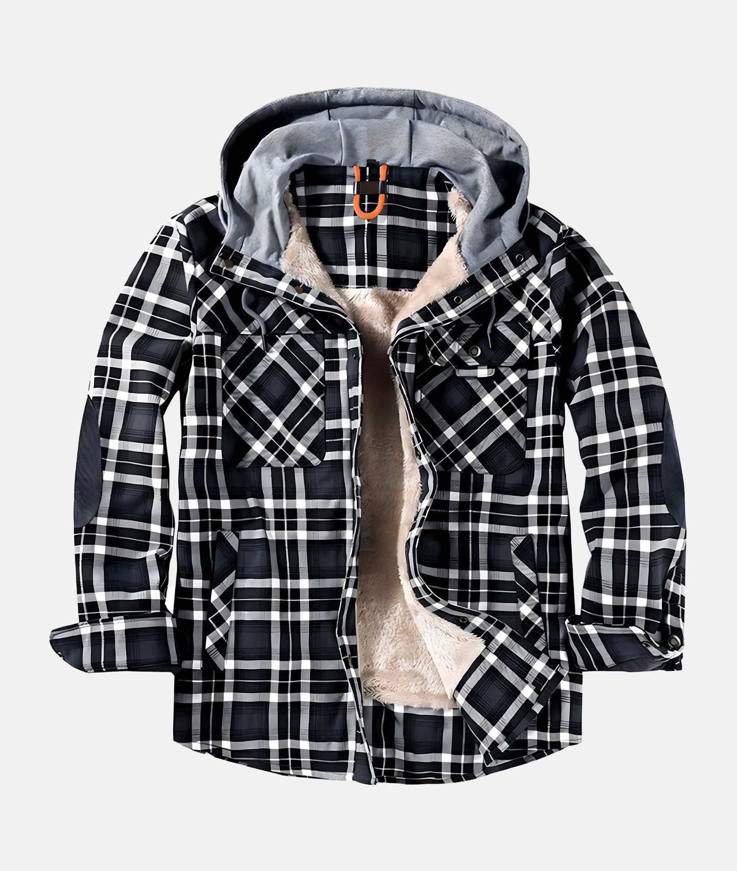 Elarova | Karierte Flanelljacke für Herren