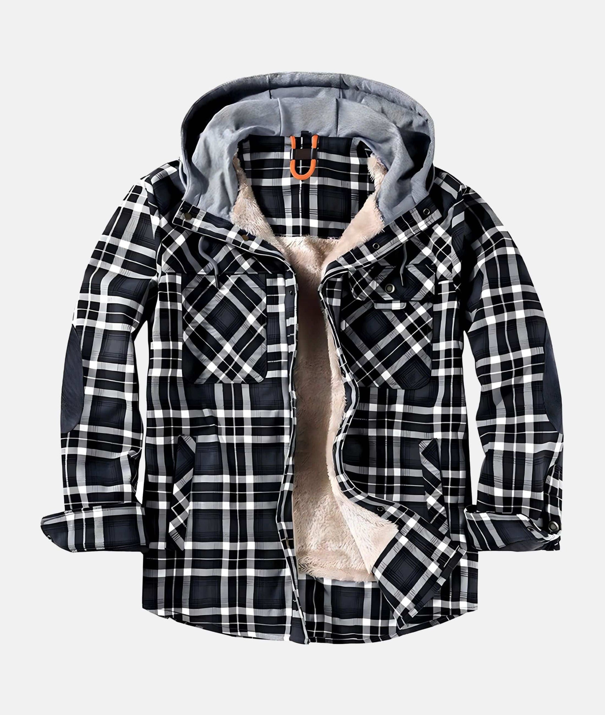 Elarova | Karierte Flanelljacke für Herren