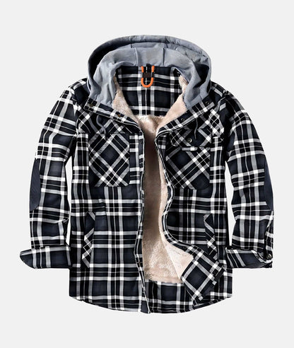 Elarova | Karierte Flanelljacke für Herren