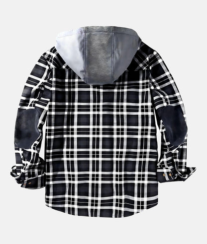 Elarova | Karierte Flanelljacke für Herren