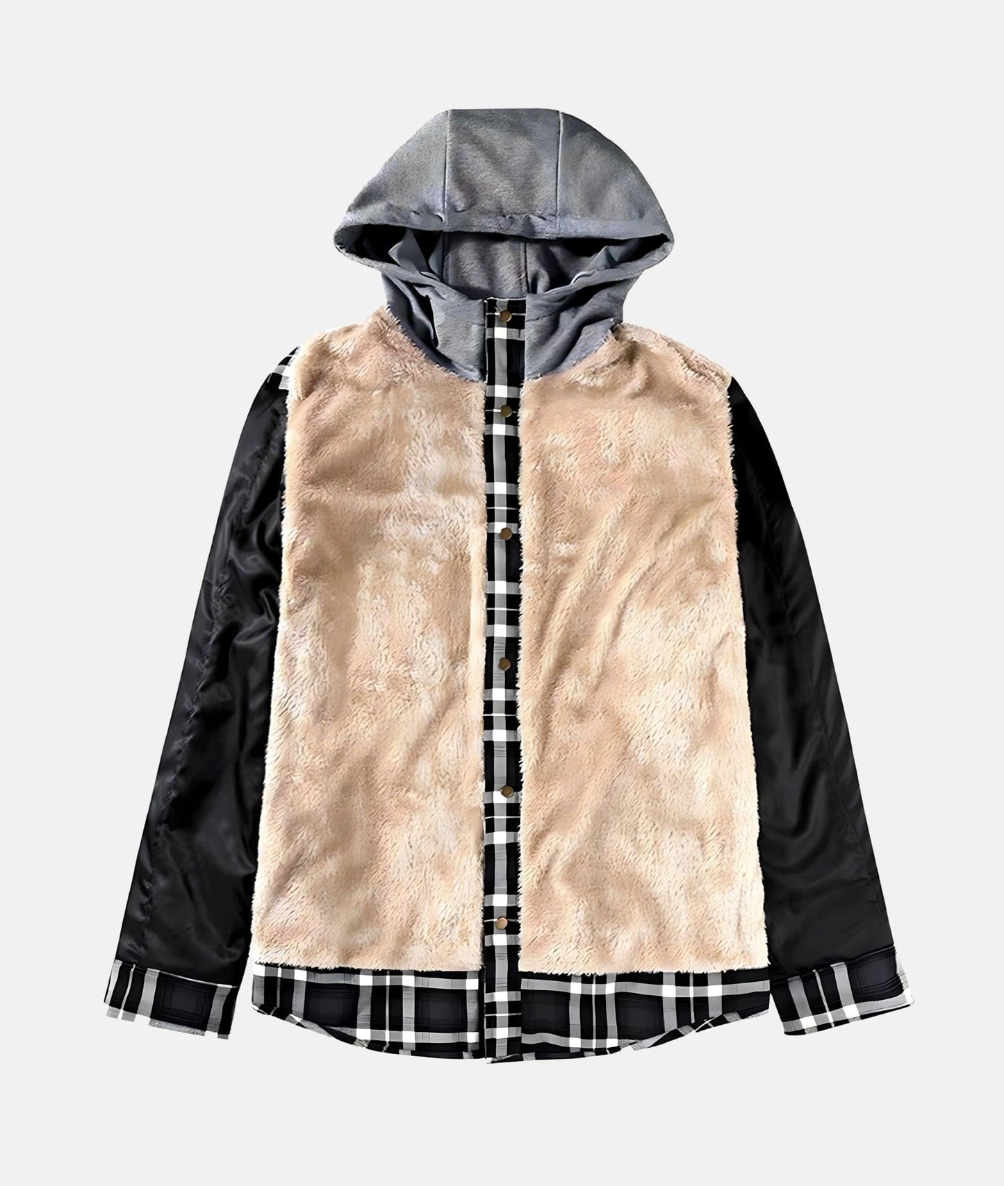 Elarova | Karierte Flanelljacke für Herren